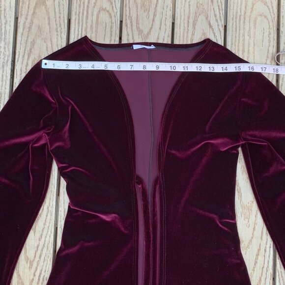 Fairy Flair Velour Long Sleeve Bell Cuff Pixie Robe Sz XS - Picture 11 of 16